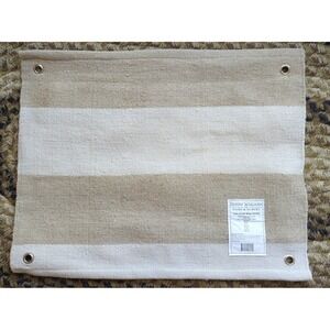 Bunny Williams Dash & Albert Handwoven Sample Rug Pet UV Falls Village Cement